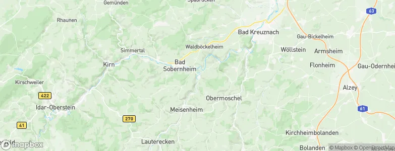 Odernheim, Germany Map