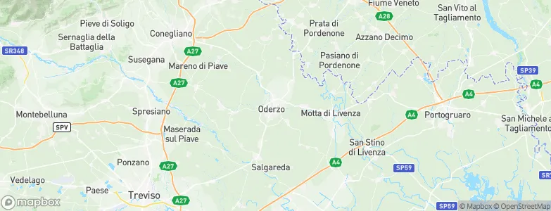 Oderzo, Italy Map
