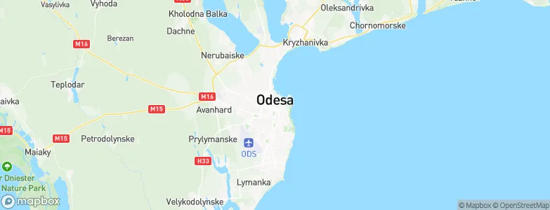 Odesa, Ukraine Map