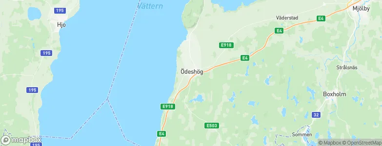 Ödeshög, Sweden Map