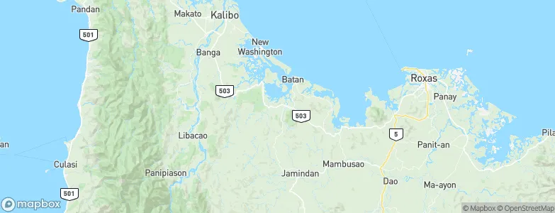 Odiong, Philippines Map