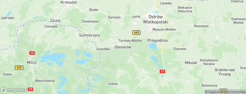 Odolanów, Poland Map