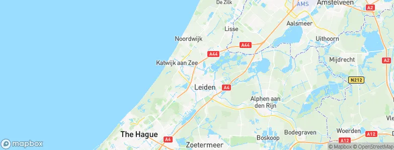 Oegstgeest, Netherlands Map