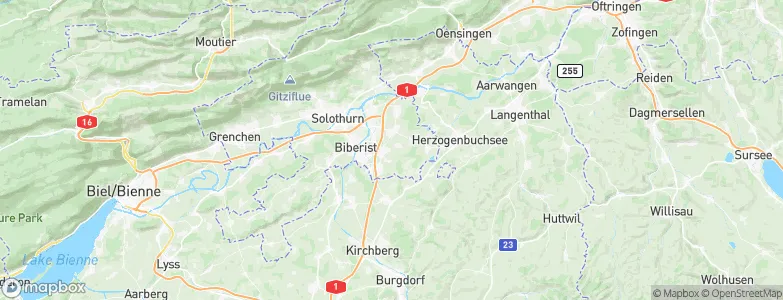 Oekingen, Switzerland Map