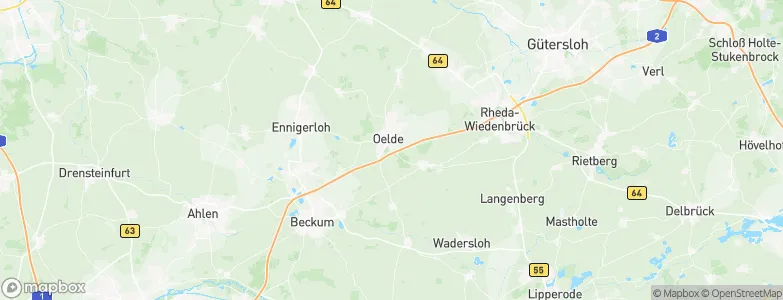 Oelde, Germany Map