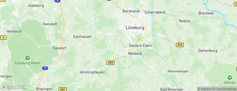 Oerzen, Germany Map