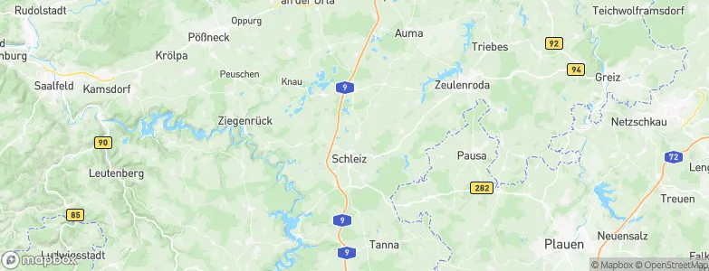 Oettersdorf, Germany Map