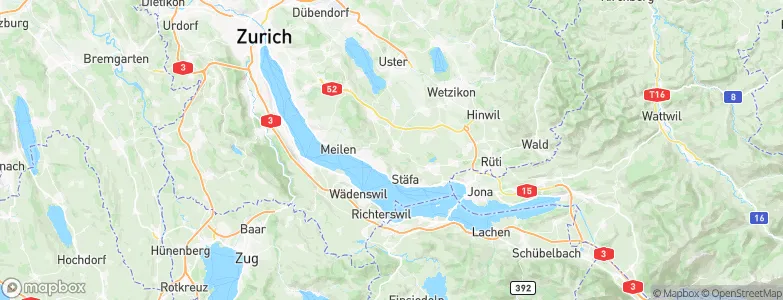 Oetwil / In der Beichlen, Switzerland Map