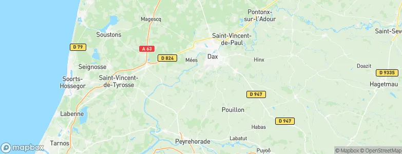 Oeyreluy, France Map