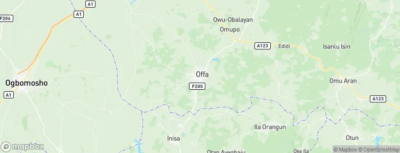 Offa, Nigeria Map