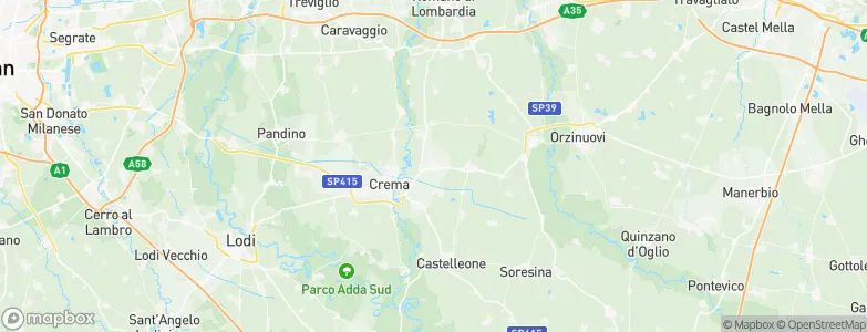 Offanengo, Italy Map