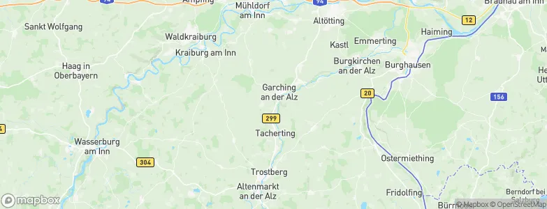 Offenham, Germany Map