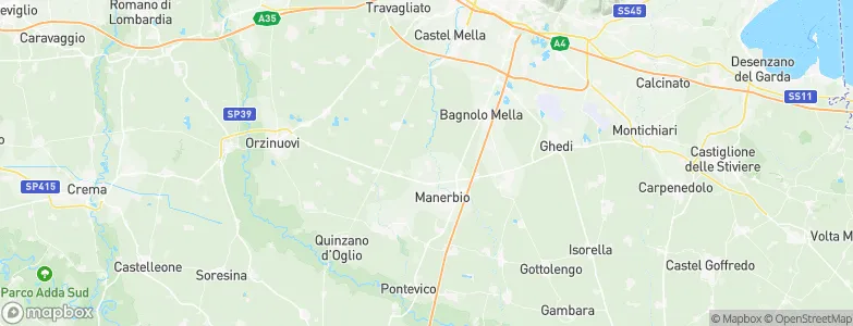 Offlaga, Italy Map