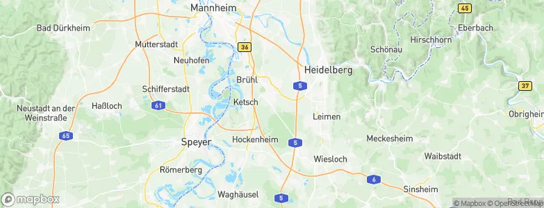 Oftersheim, Germany Map