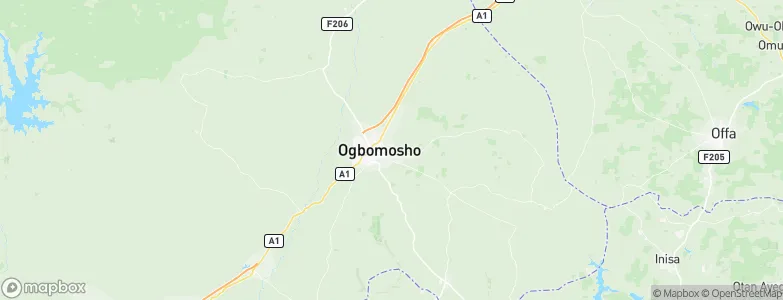 Ogbomoso, Nigeria Map