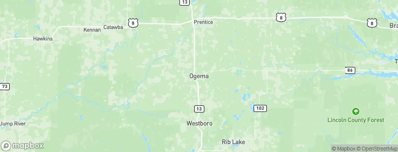 Ogema, United States Map