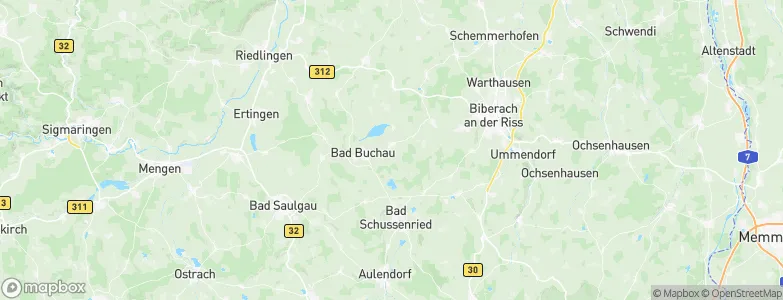 Oggelshausen, Germany Map
