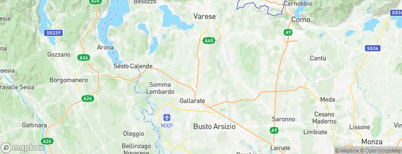 Oggiona-Santo Stefano, Italy Map
