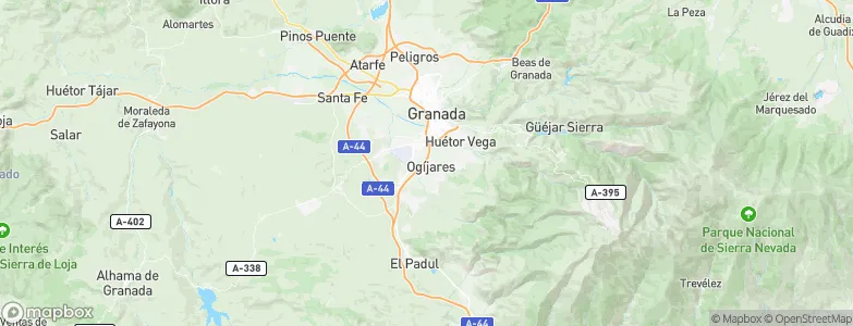 Ogíjares, Spain Map