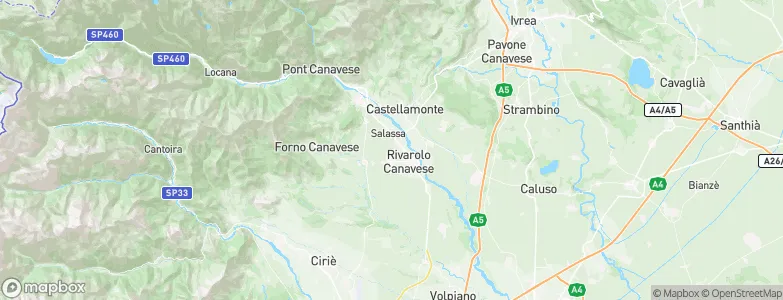 Oglianico, Italy Map