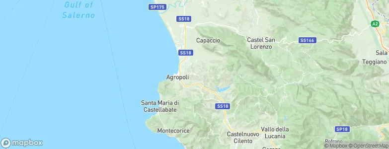 Ogliastro Cilento, Italy Map