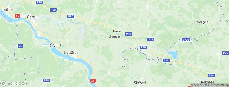 Ogre, Latvia Map