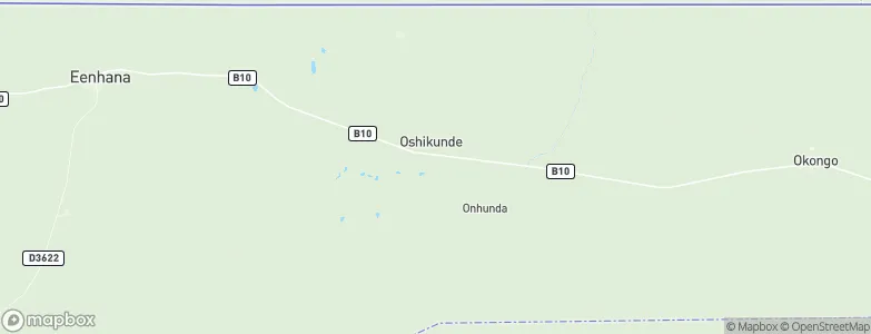 Ohangwena, Namibia Map