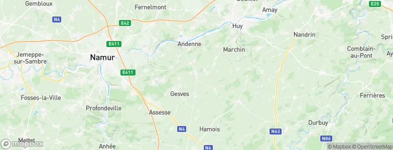 Ohey, Belgium Map