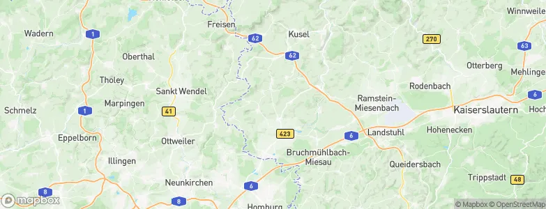 Ohmbach, Germany Map