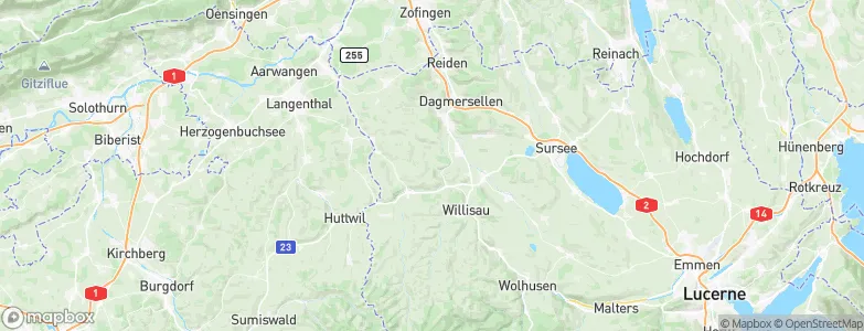 Ohmstal, Switzerland Map