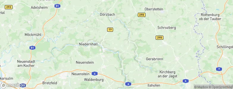 Ohrenbach, Germany Map