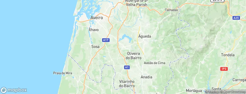 Oiã, Portugal Map
