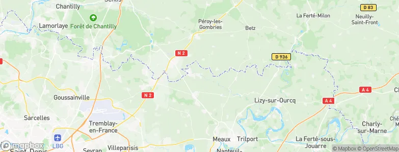 Oissery, France Map