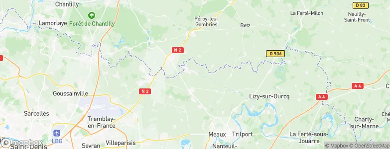Oissery, France Map