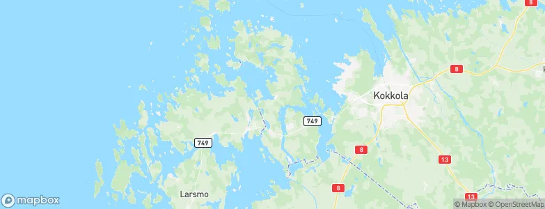 Öja, Finland Map