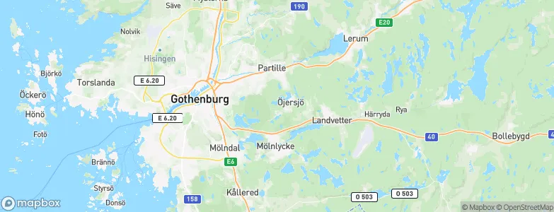 Öjersjö, Sweden Map