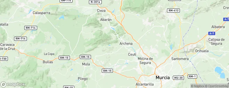 Ojós, Spain Map