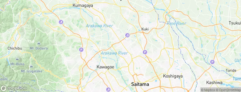 Okegawa, Japan Map