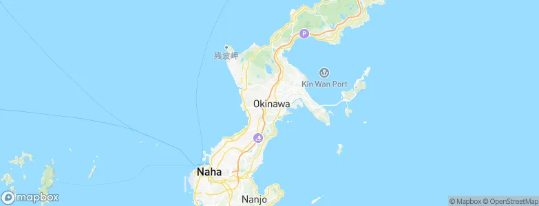 Okinawa, Japan Map