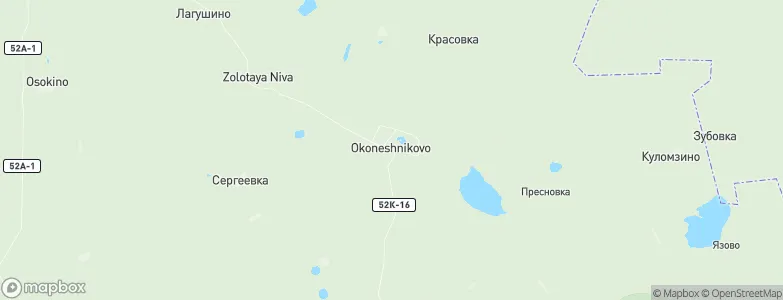 Okoneshnikovo, Russia Map