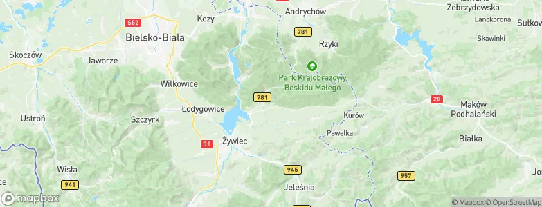Okrajnik, Poland Map