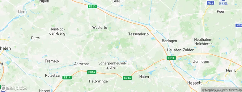 Okselaar, Belgium Map