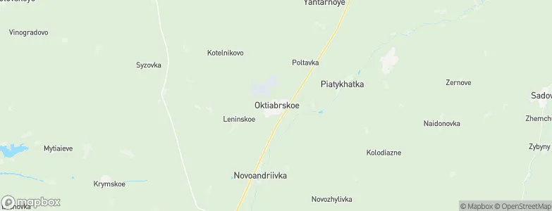 Oktyabr’skoye, Ukraine Map