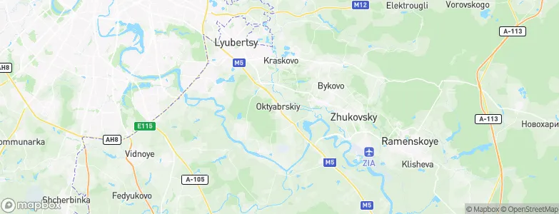 Oktyabrsky, Russia Map
