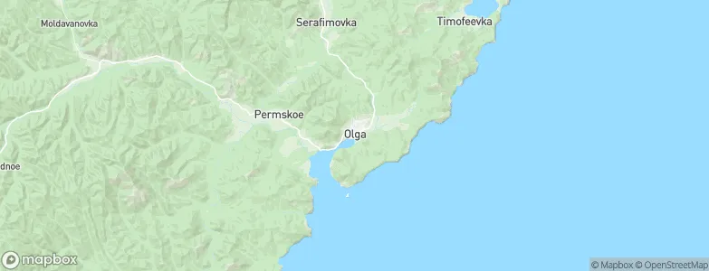 Ol'ga, Russia Map