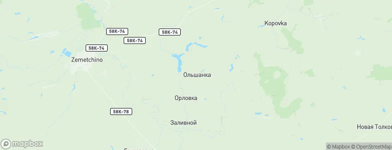 Ol'shanka, Russia Map