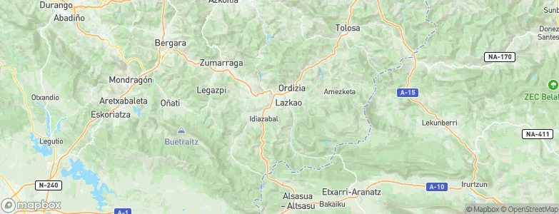 Olaberria, Spain Map