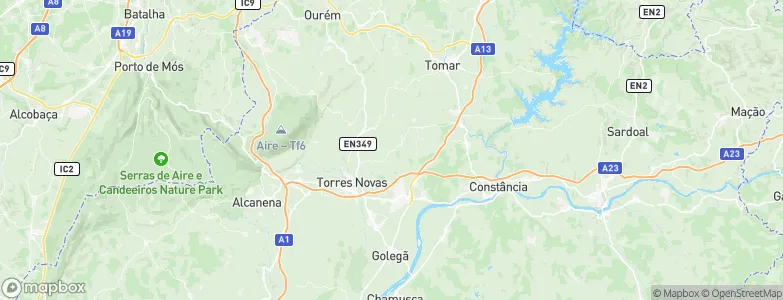 Olaia, Portugal Map