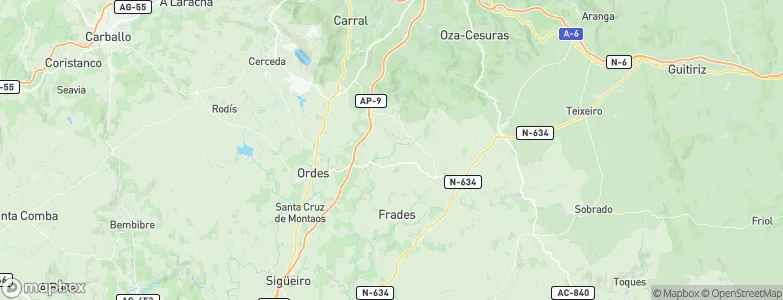 Olás, Spain Map