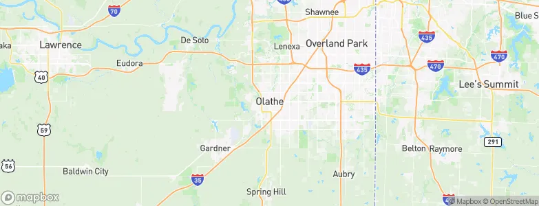 Olathe, United States Map
